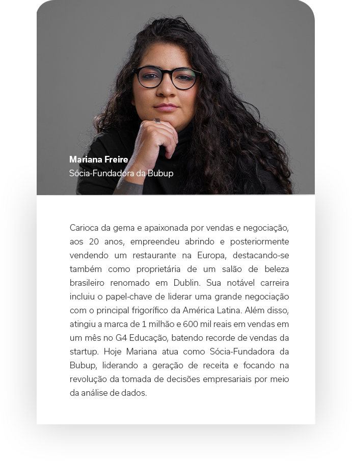 Mariana Freire Socia Fundadora Bubup