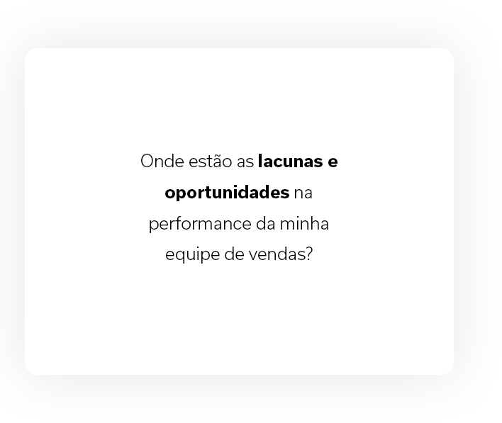 oportunidades na performance de vendas da minha empresa