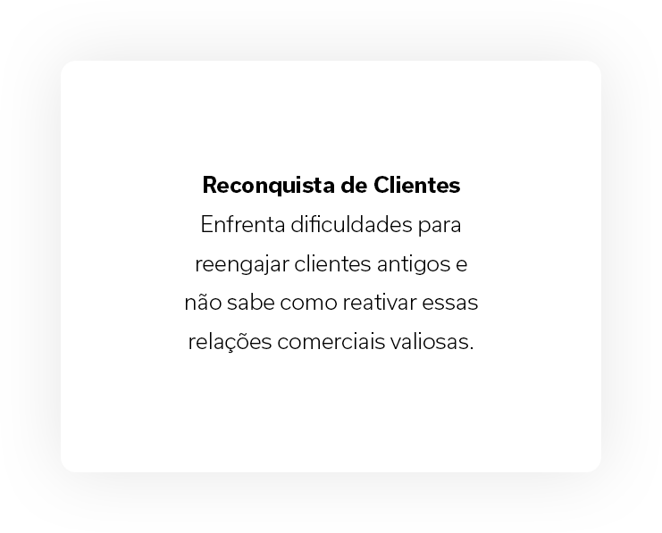 reconquista de clientes
