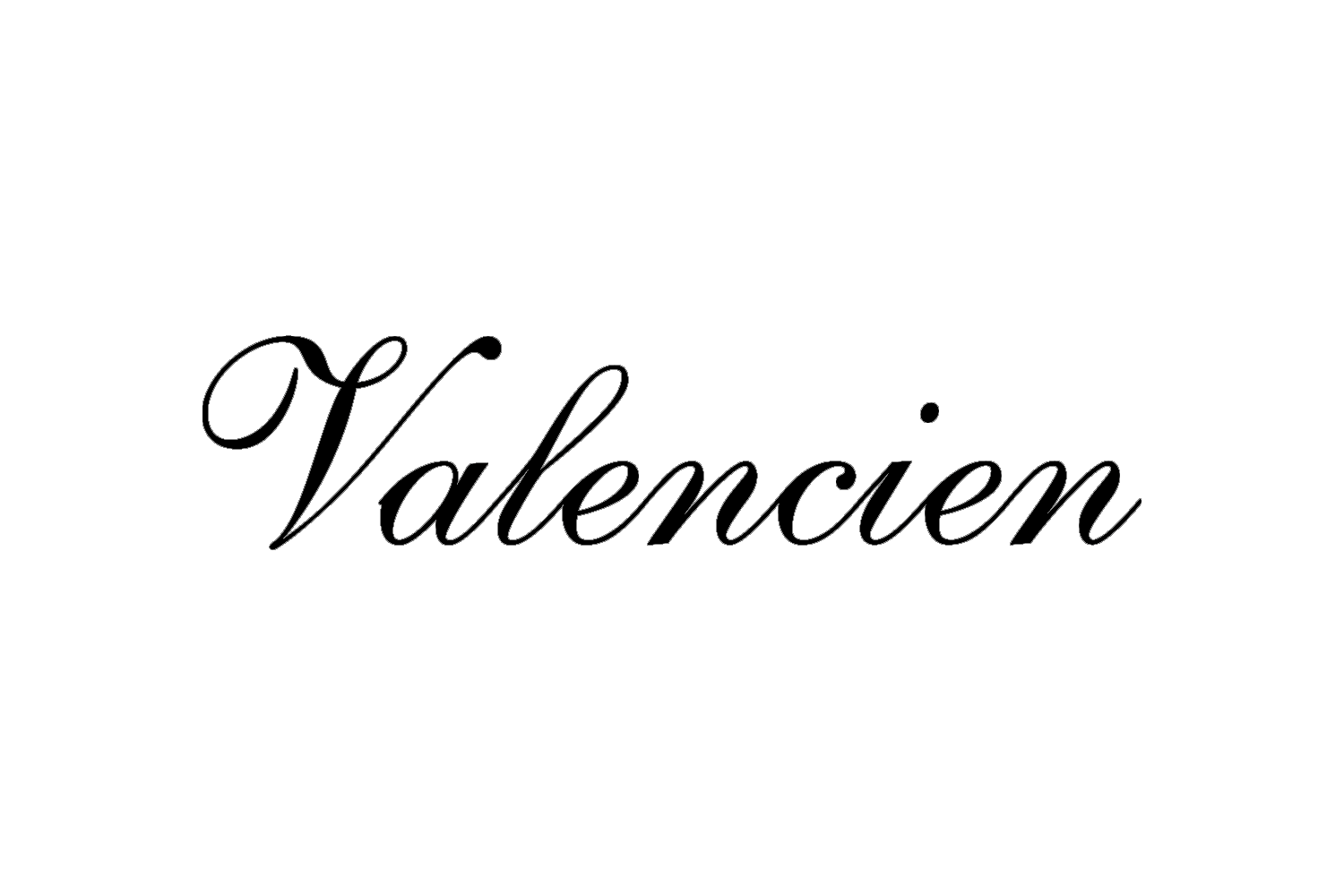 Logo - Valencien Preto